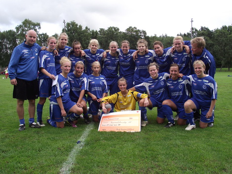 RMIF:s damlag som tog silver i ÖM 2011.